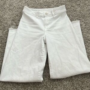 Zara girls white denim